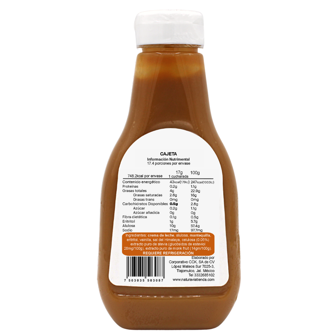 Dulce de Leche Keto estilo Cajeta -Sin azúcar