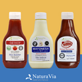 Burger Trio:  Catsup+Mayonesa+BBQ